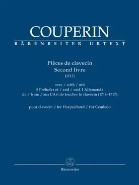 Couperin F. Pieces de Clavecin Livre 2 Clavecin | Bon prix