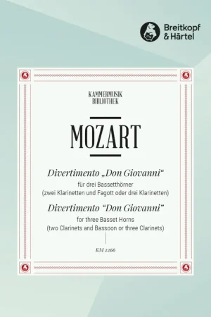 Mozart W.a. Divertimento Don Juan Clarinettes - Très populaire